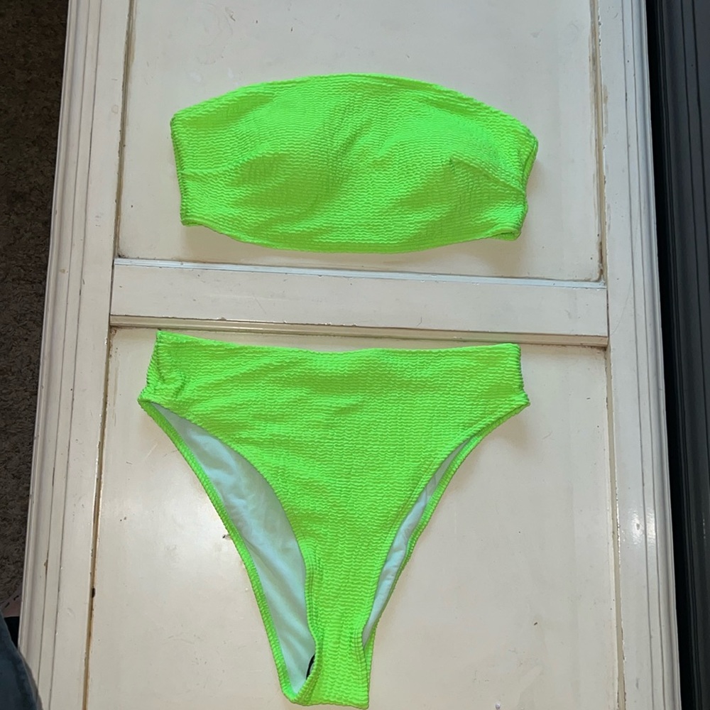 SHEIN Strapless High Waisted Bikini Size 1XL